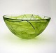 Grønne glasskåle, Contrast, Anna Ehrner, Kosta Boda