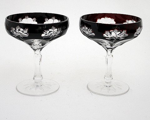 Champagneglas, Bøhmisk krystal
