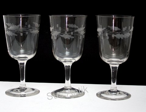 Figaro glas med egeløv