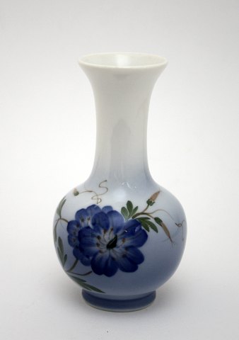 Lille vase med blomstermotiv, Royal Copenhagen