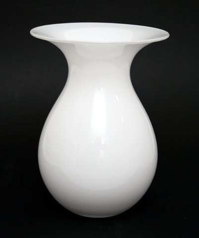 Hvid Shape vase, Holmegaard