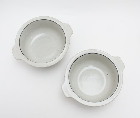 2 skåle med hank, Knabstrup